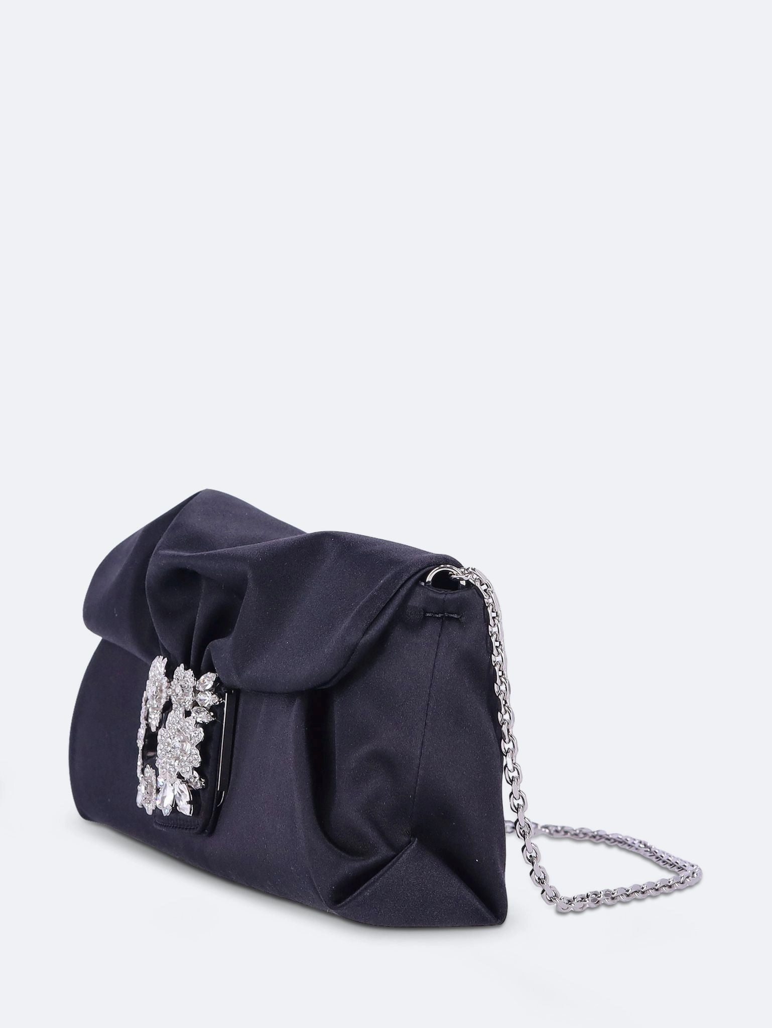 Efflorescence Clutch in satin