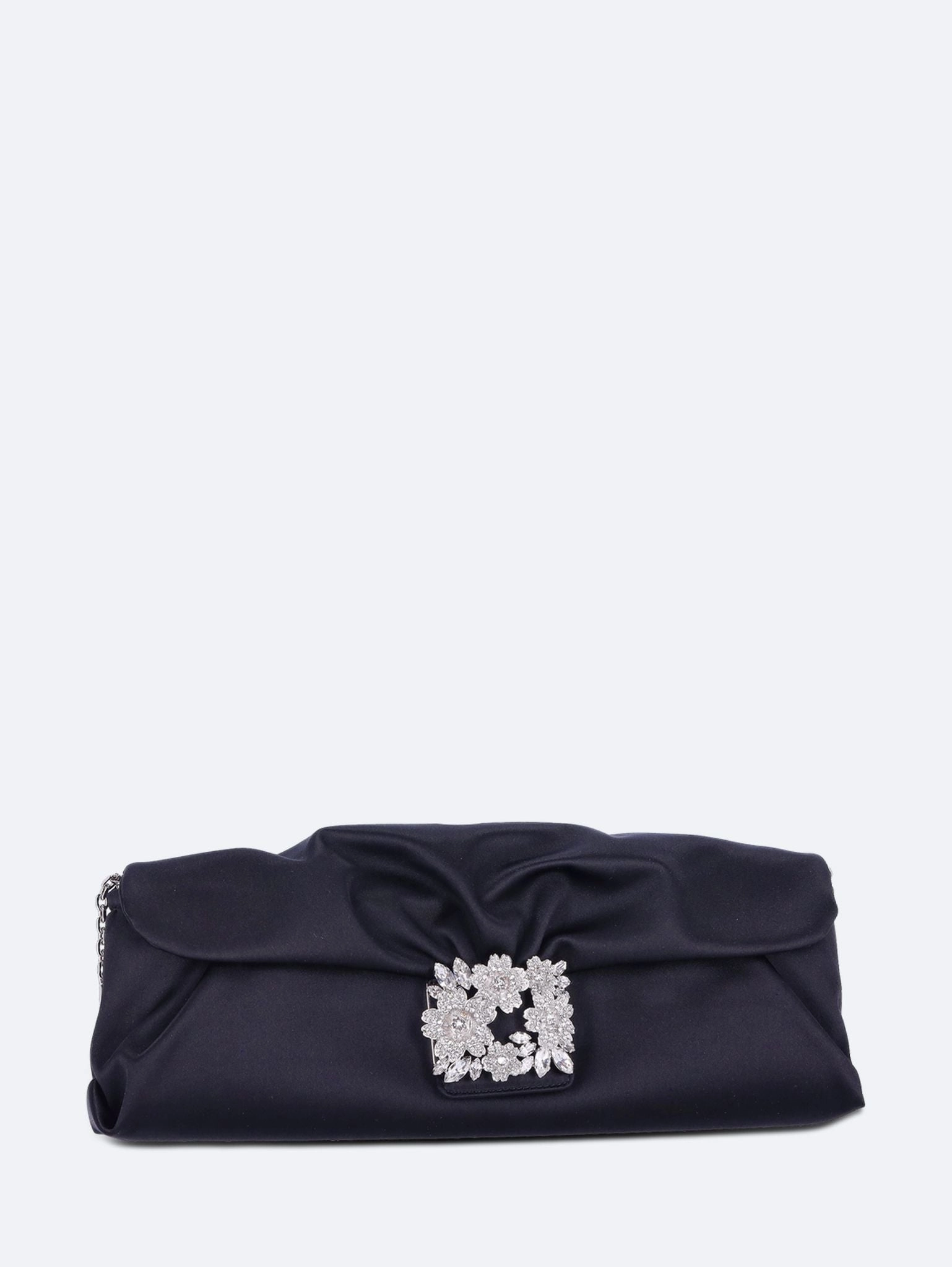 Efflorescence Clutch in satin