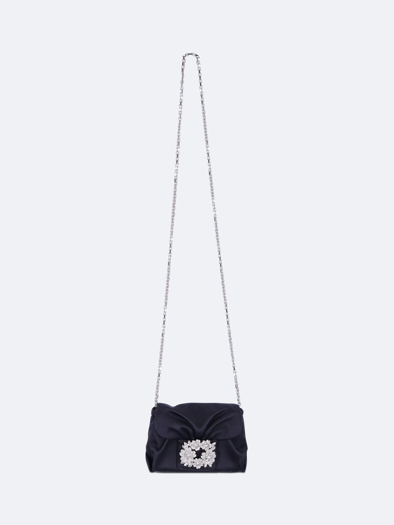 Efflorescence Micro Clutch in satin