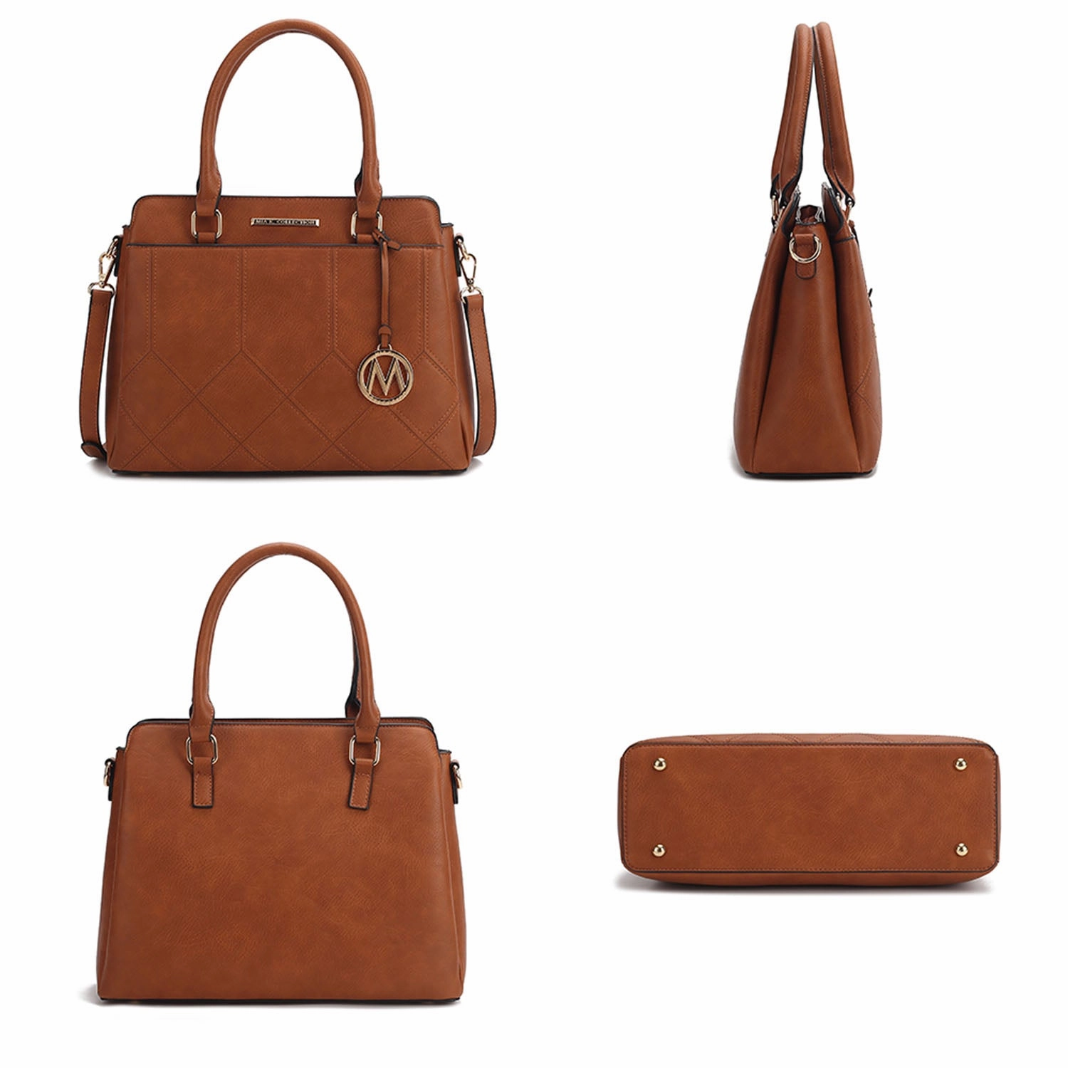Elodie Women's Triple Compartment Tote Bag by Mia K
