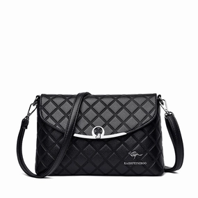 Embossed PU Leather Mothers Small Square Crossbody