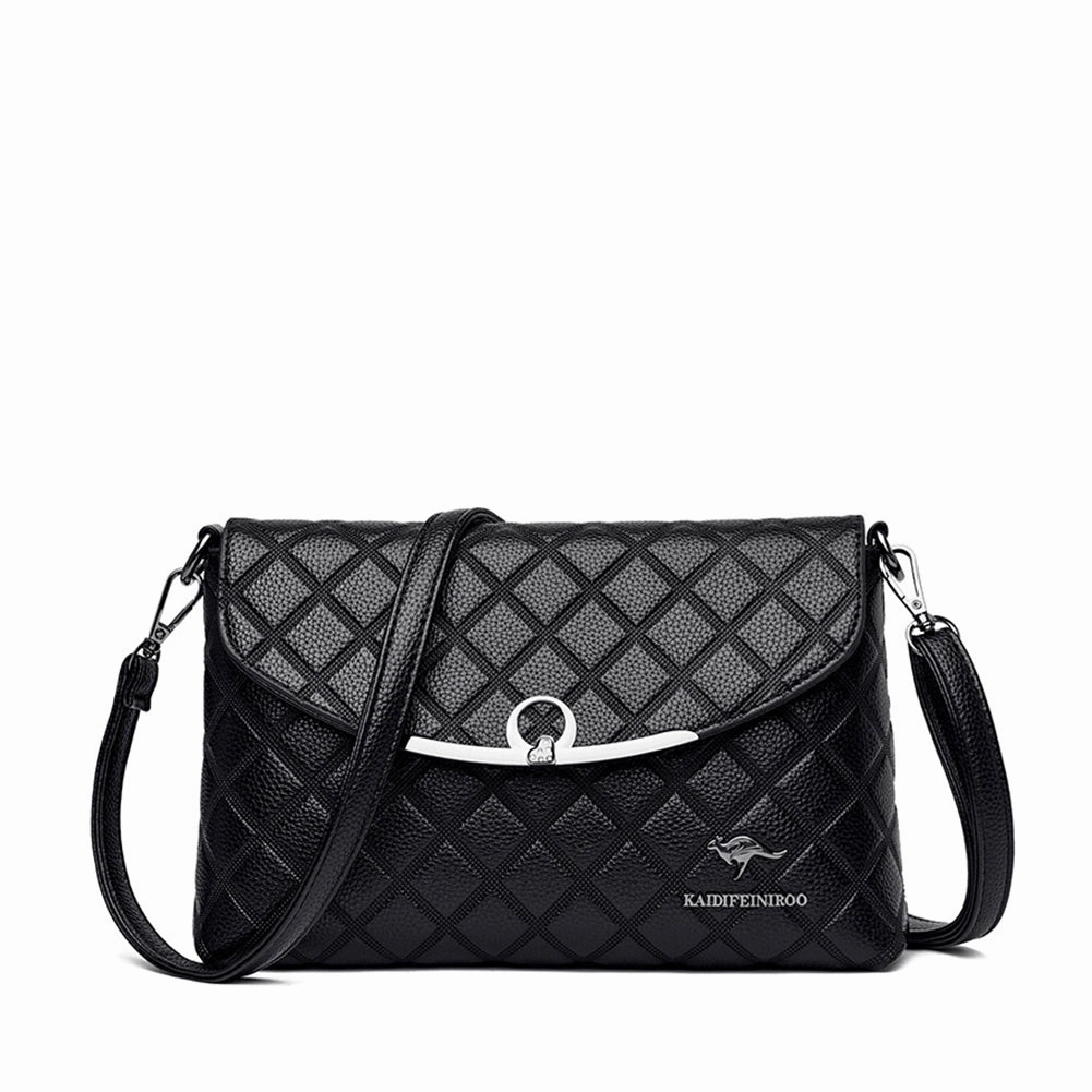 Embossed PU Leather Mothers Small Square Crossbody