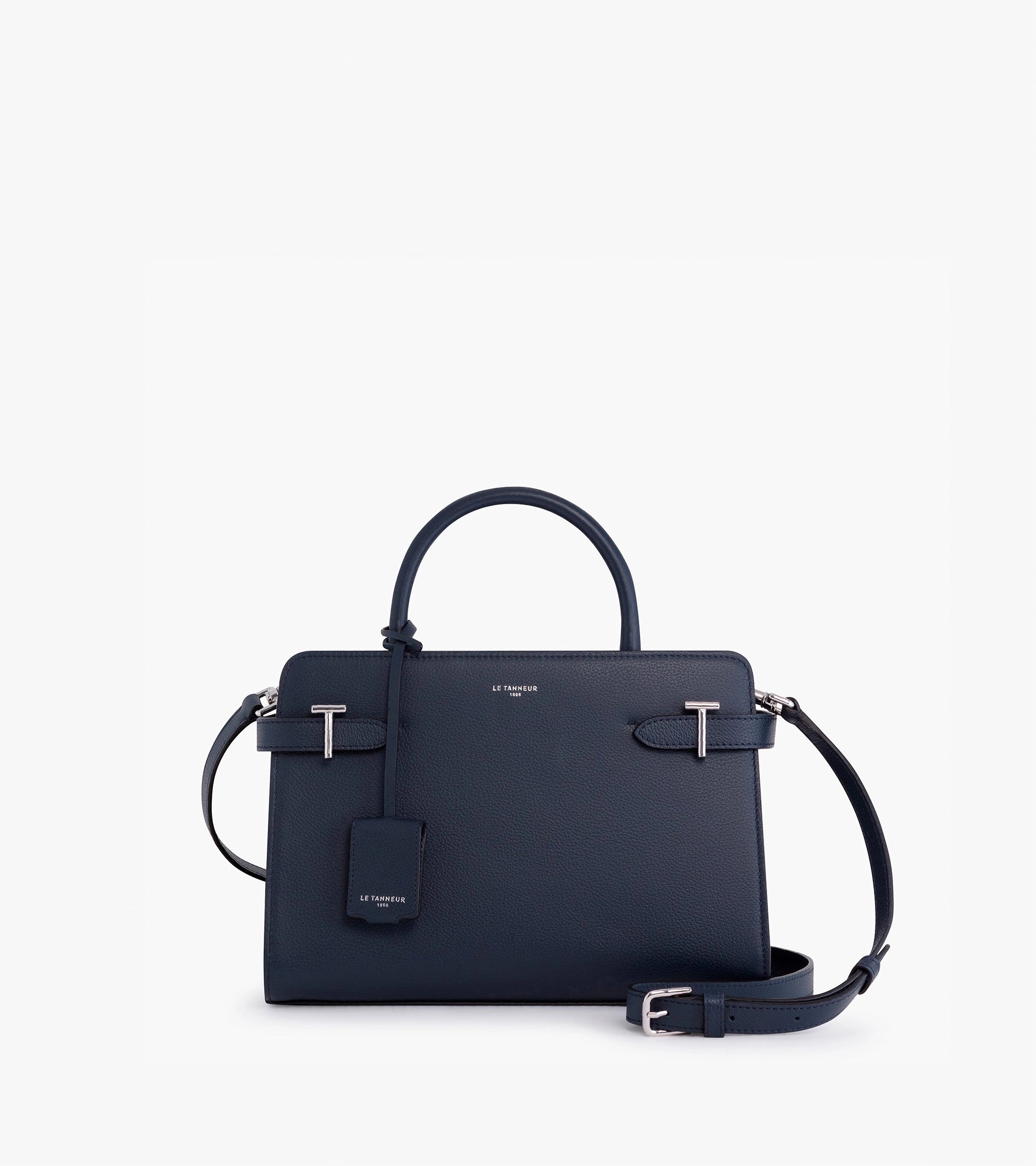 Emilie medium-sized handbag in grained leather