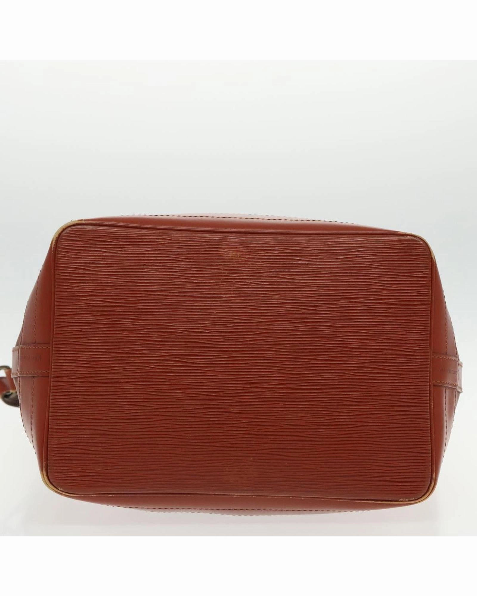 Epi Noe Leather Shoulder Bag with Drawstring Closure