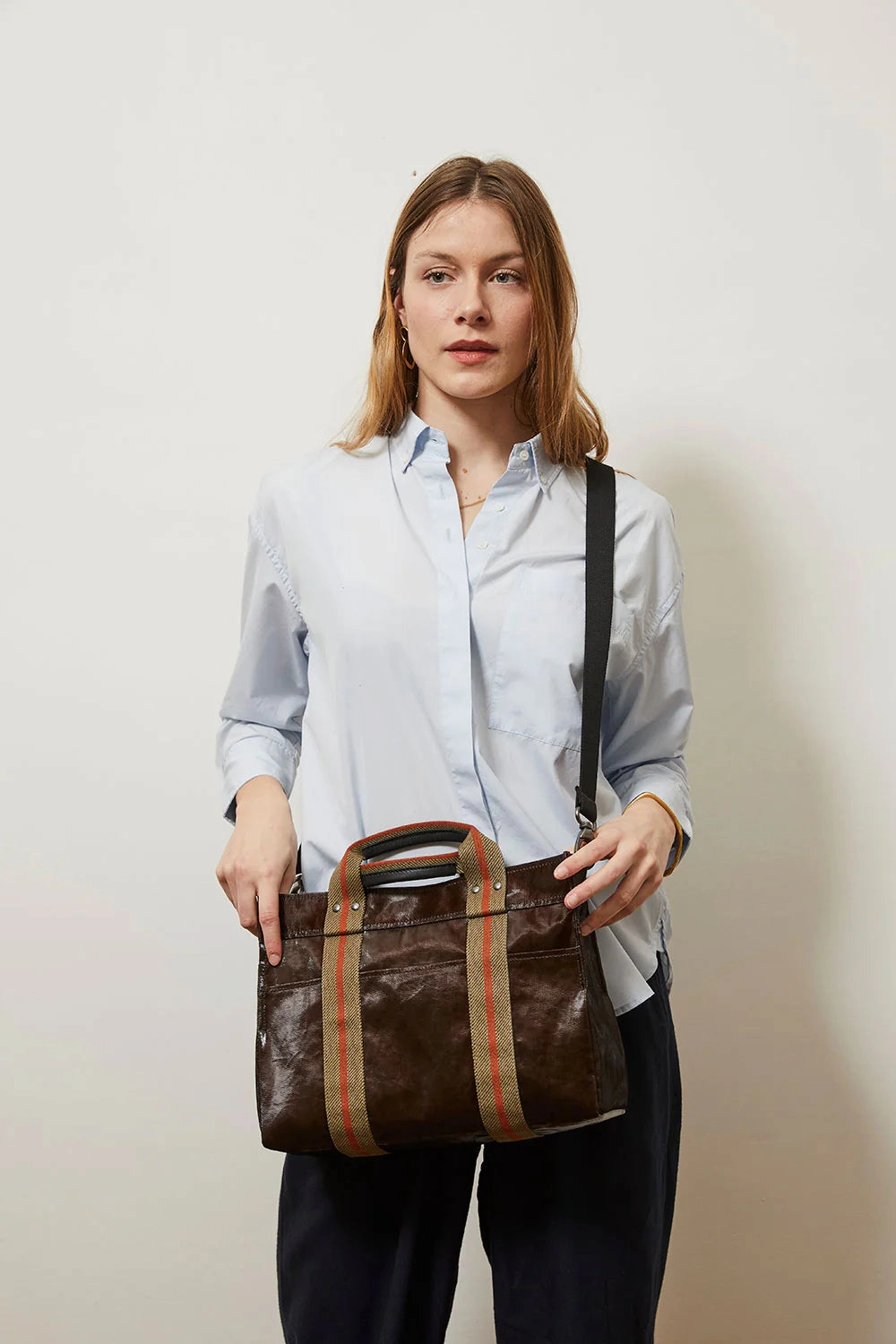 ERNEST M LINEN TOTE BAG