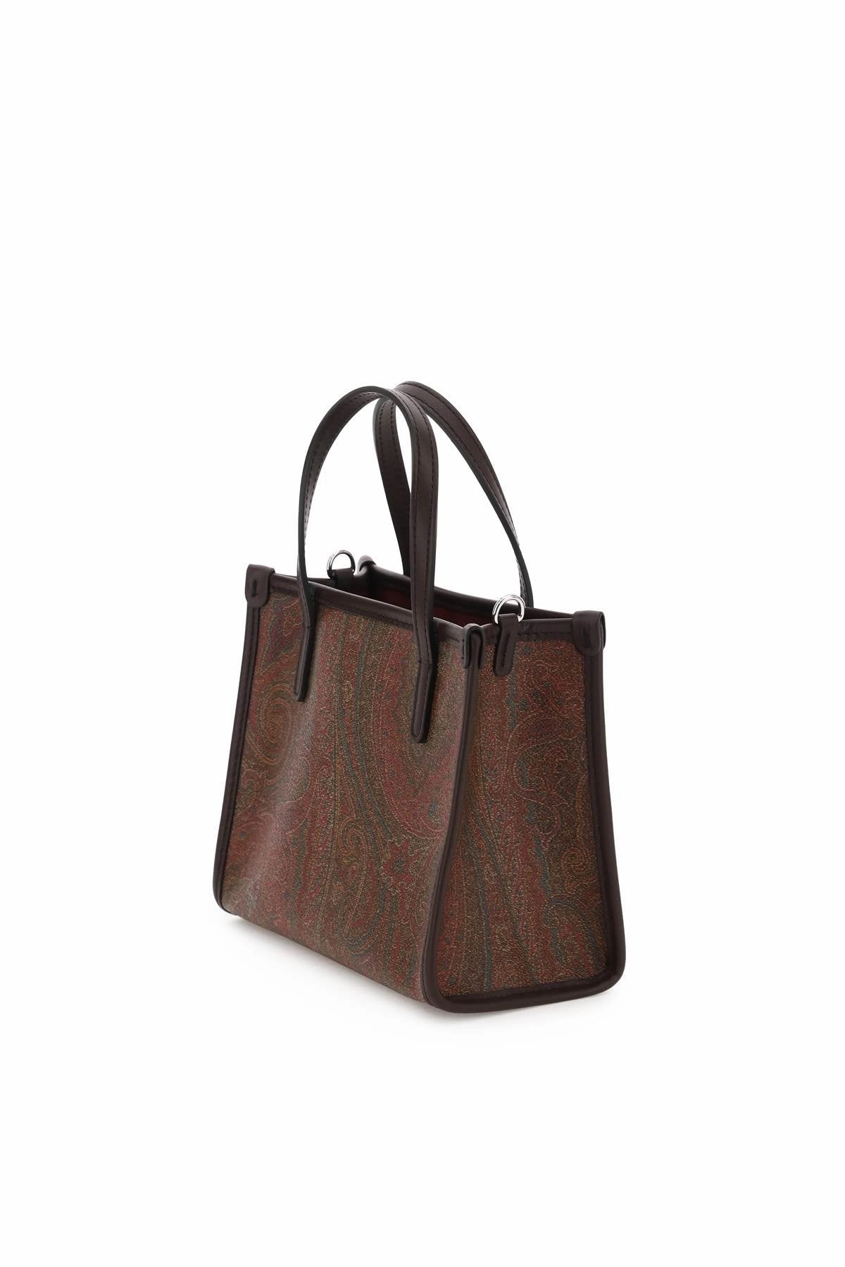 Etro paisley handbag with studs &amp, stones