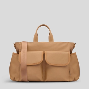 Everyday Multi-Pocket Tote Bag -- Tan