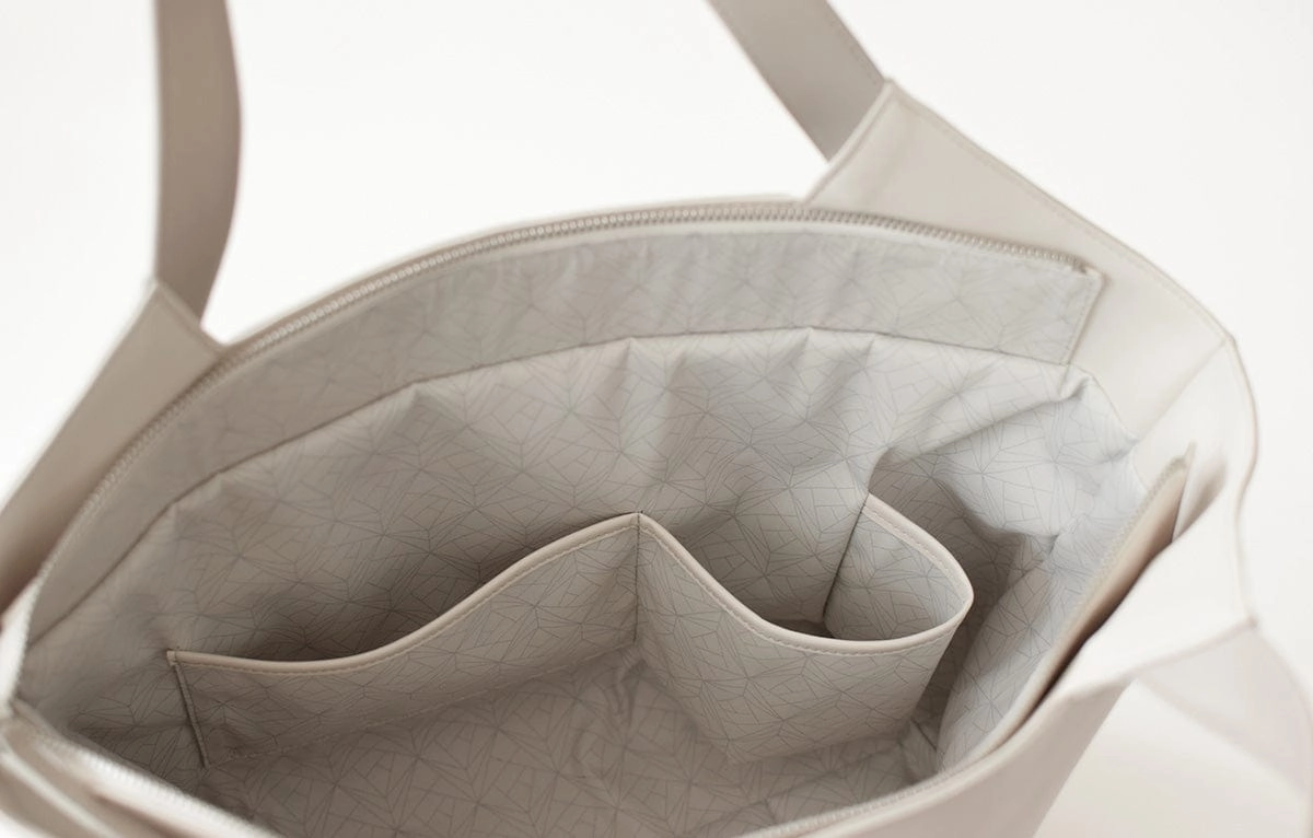 Executive Vegan Leather Business Tote | Bicolor