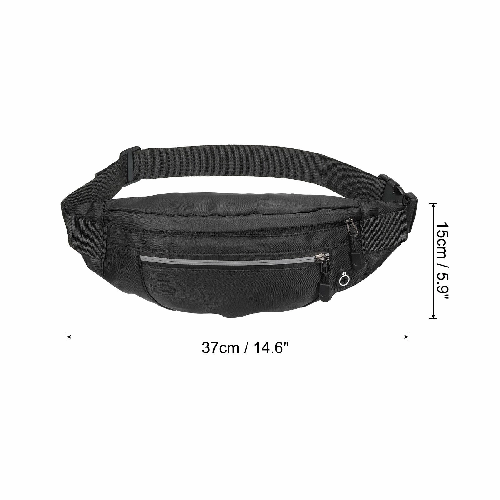 Fanny Pack, Waterproof Crossbody Waist Bag for Traveling Hiking