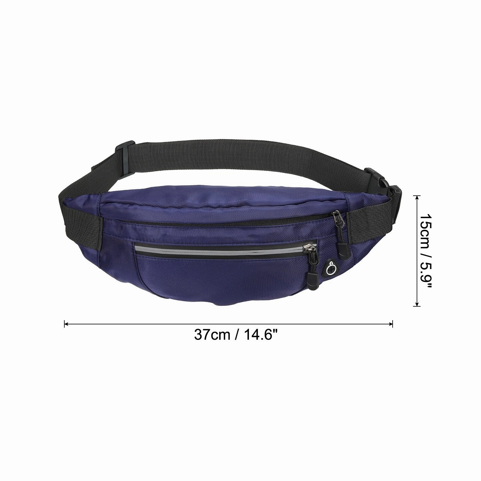 Fanny Pack, Waterproof Crossbody Waist Bag for Traveling Hiking