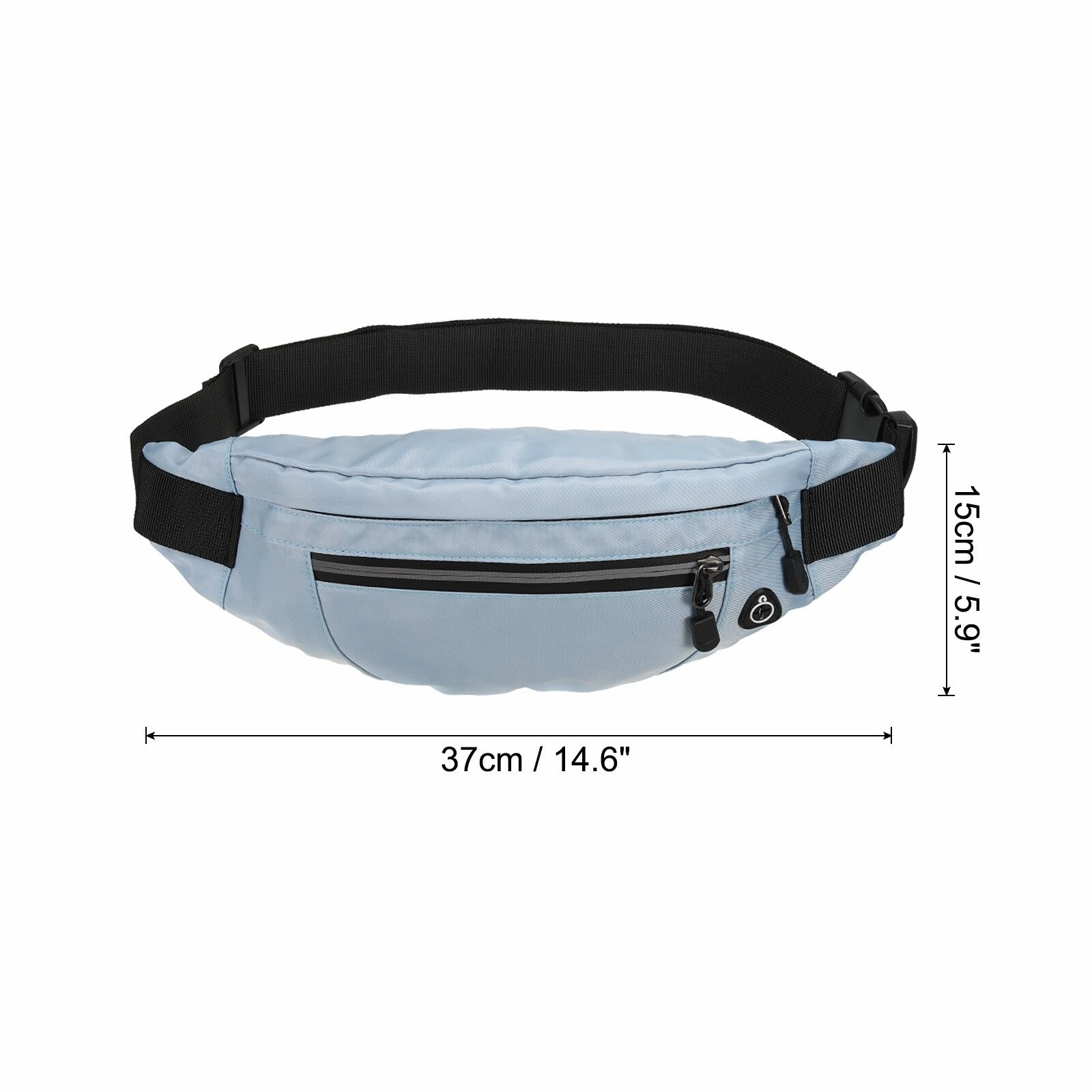 Fanny Pack, Waterproof Crossbody Waist Bag for Traveling Hiking