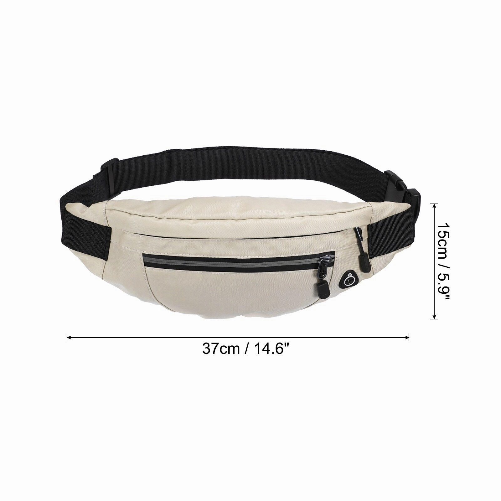 Fanny Pack, Waterproof Crossbody Waist Bag for Traveling Hiking