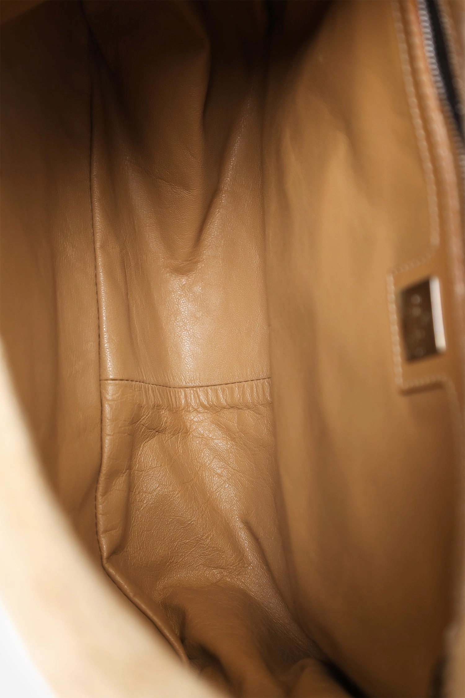 Fendi Beige Zucca Wool Mamma Forever Shoulder Bag