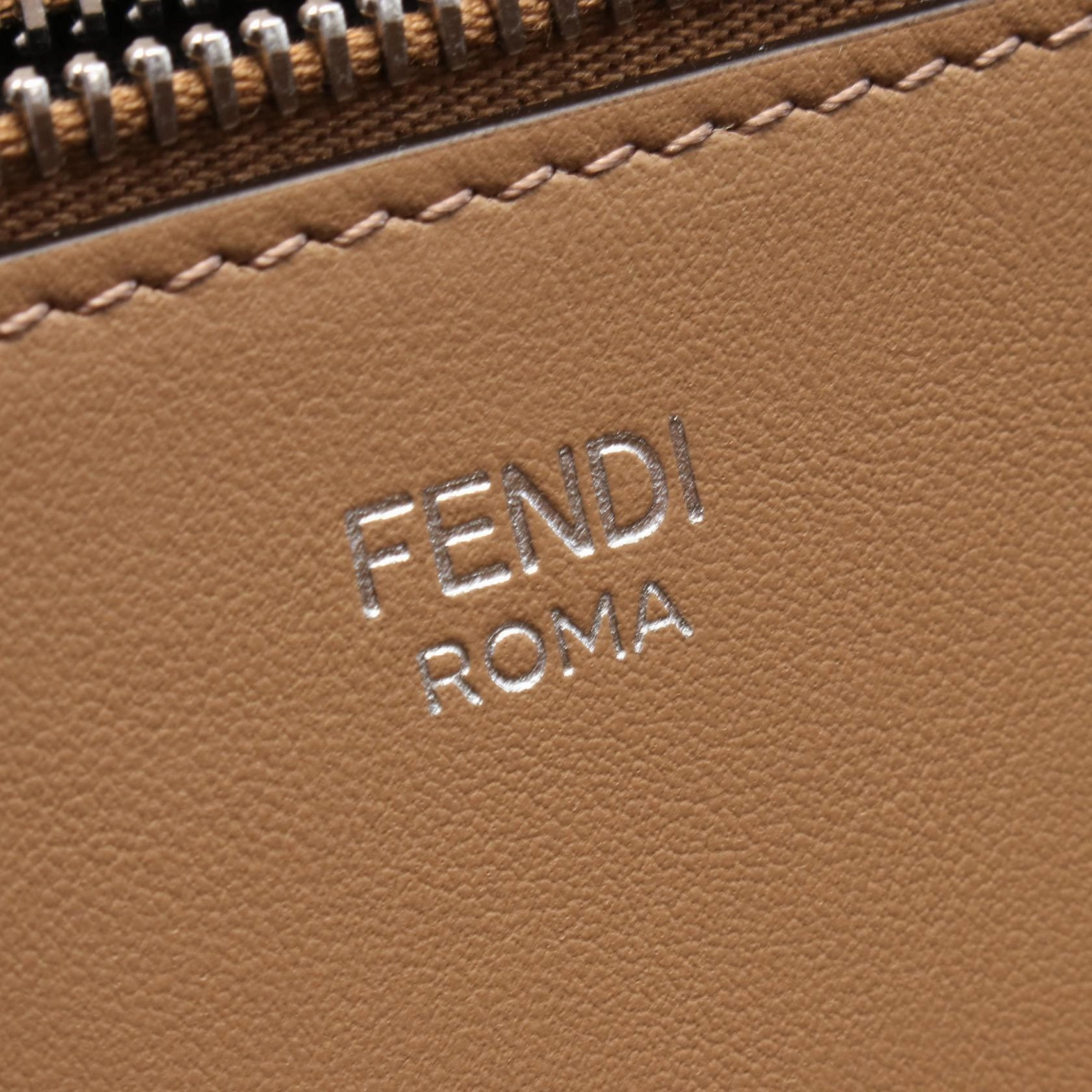 Fendi Jacquard Velvet Large Roll Tote Bag