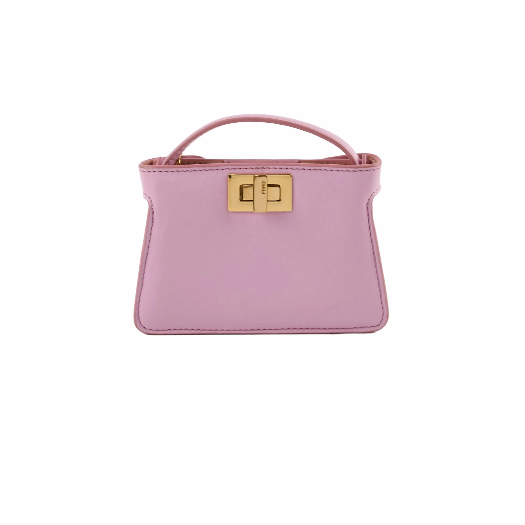 Fendi Nappa Pico Peekaboo Charm Lavanda