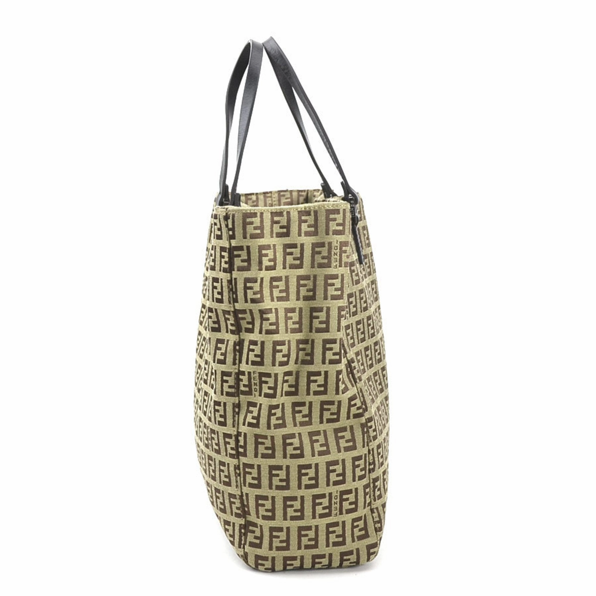 Fendi Zucchino Canvas Tote Bag (Pre-Owned)