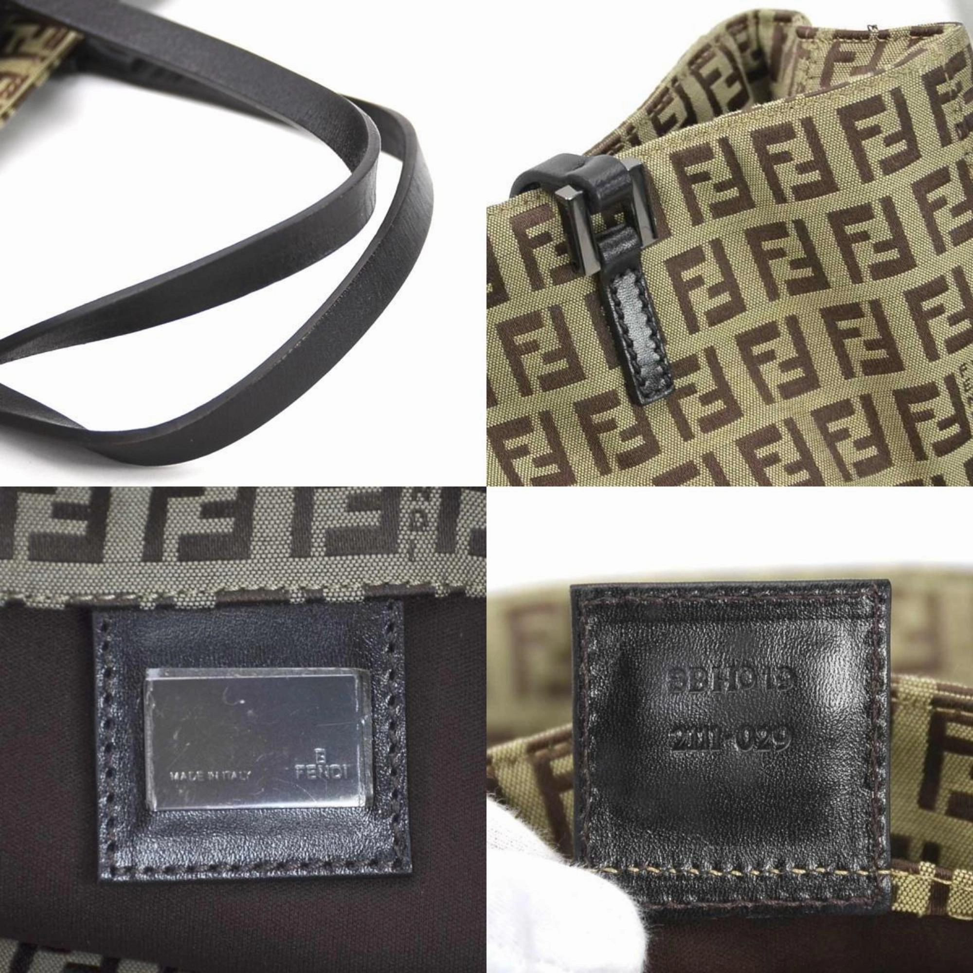 Fendi Zucchino Canvas Tote Bag (Pre-Owned)