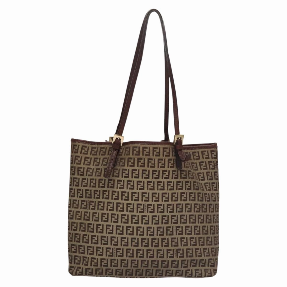 Fendi Zucchino Canvas Tote Bag (Pre-Owned)