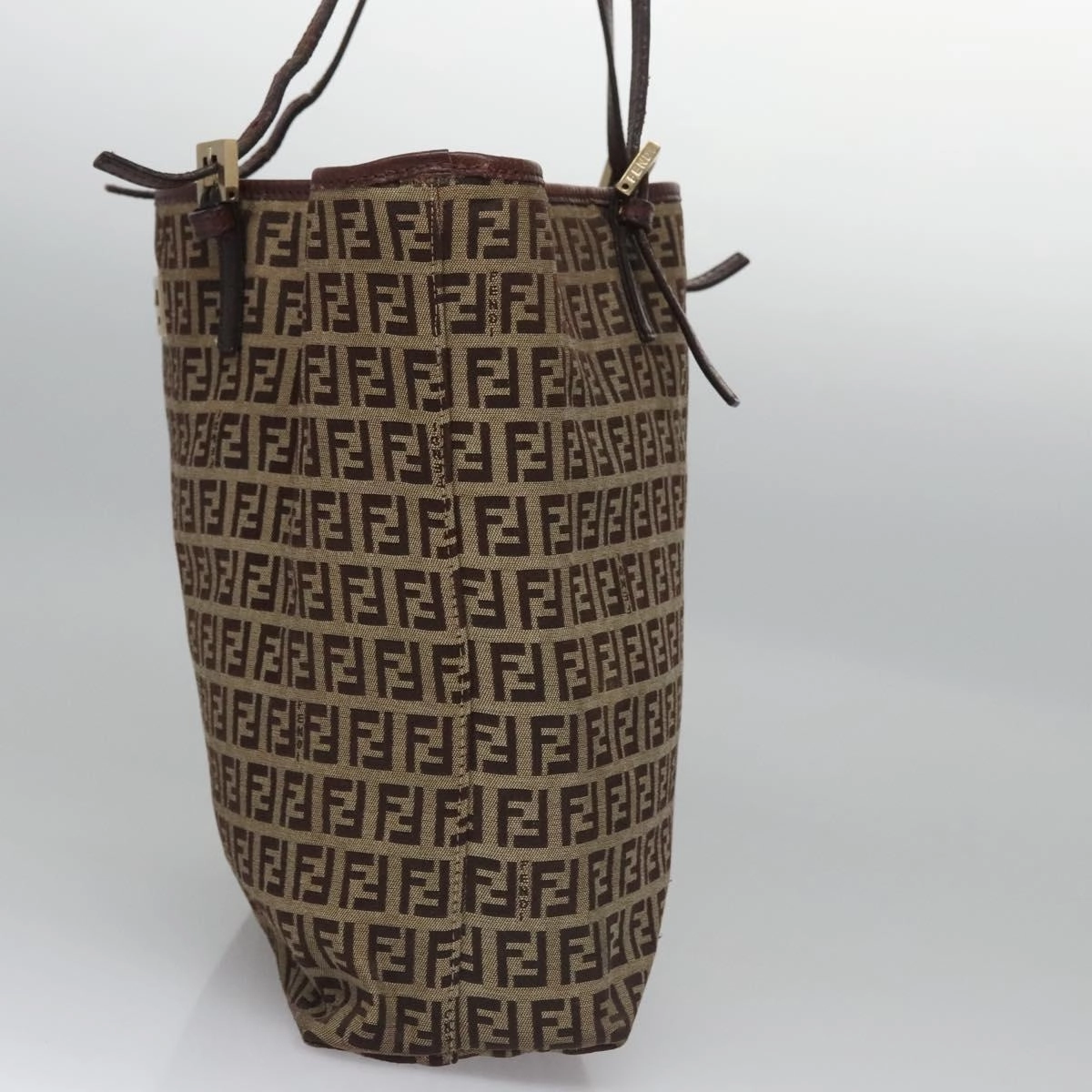 Fendi Zucchino Canvas Tote Bag (Pre-Owned)