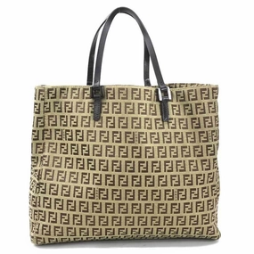 Fendi Zucchino Canvas Tote Bag (Pre-Owned)