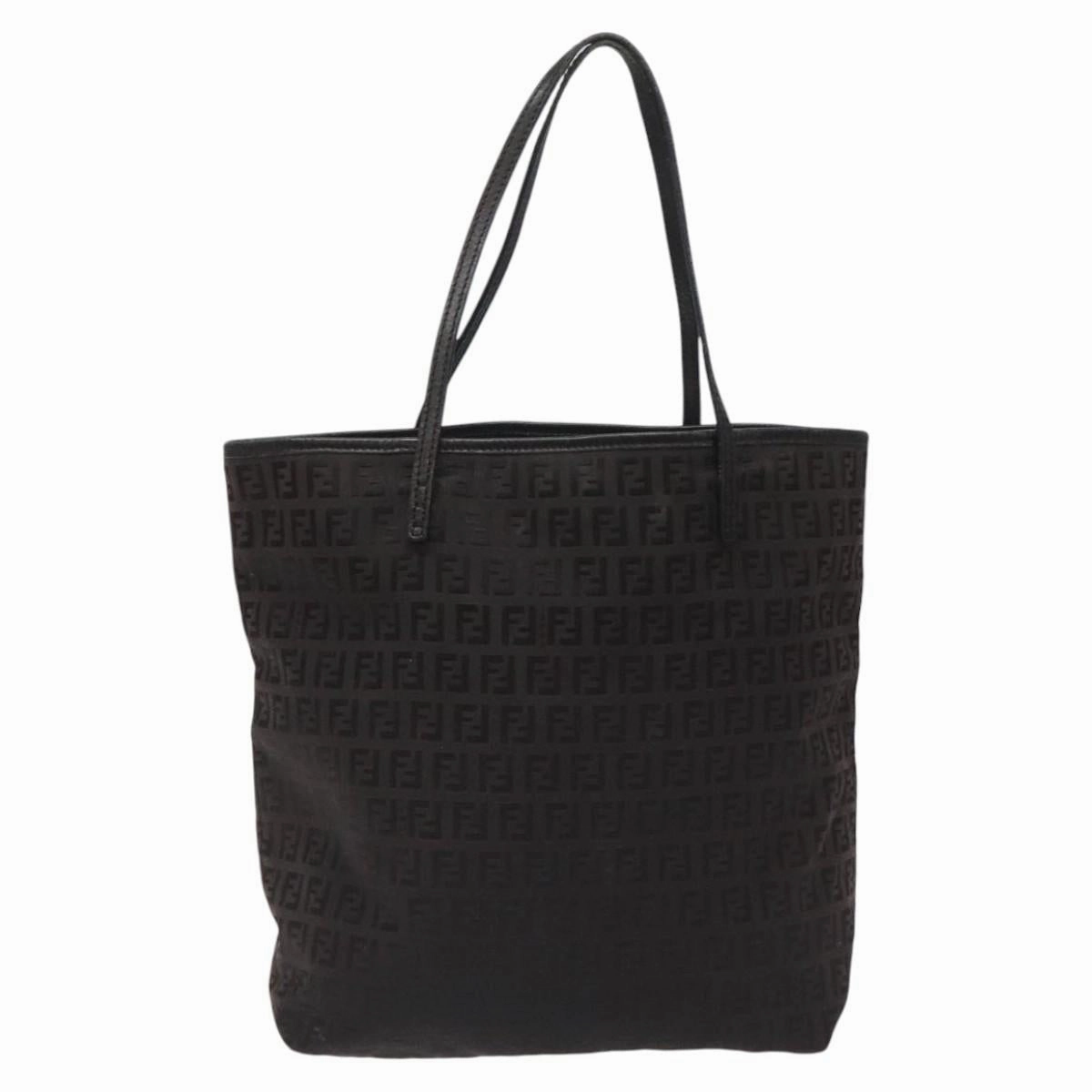Fendi Zucchino Canvas Tote Bag (Pre-Owned)