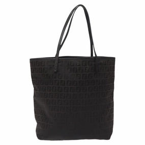 Fendi Zucchino Canvas Tote Bag (Pre-Owned)