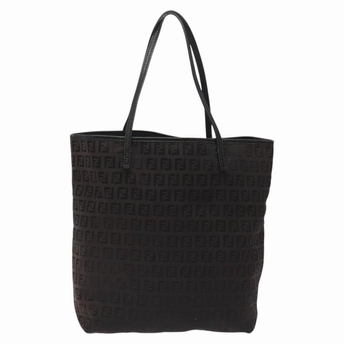 Fendi Zucchino Canvas Tote Bag (Pre-Owned)