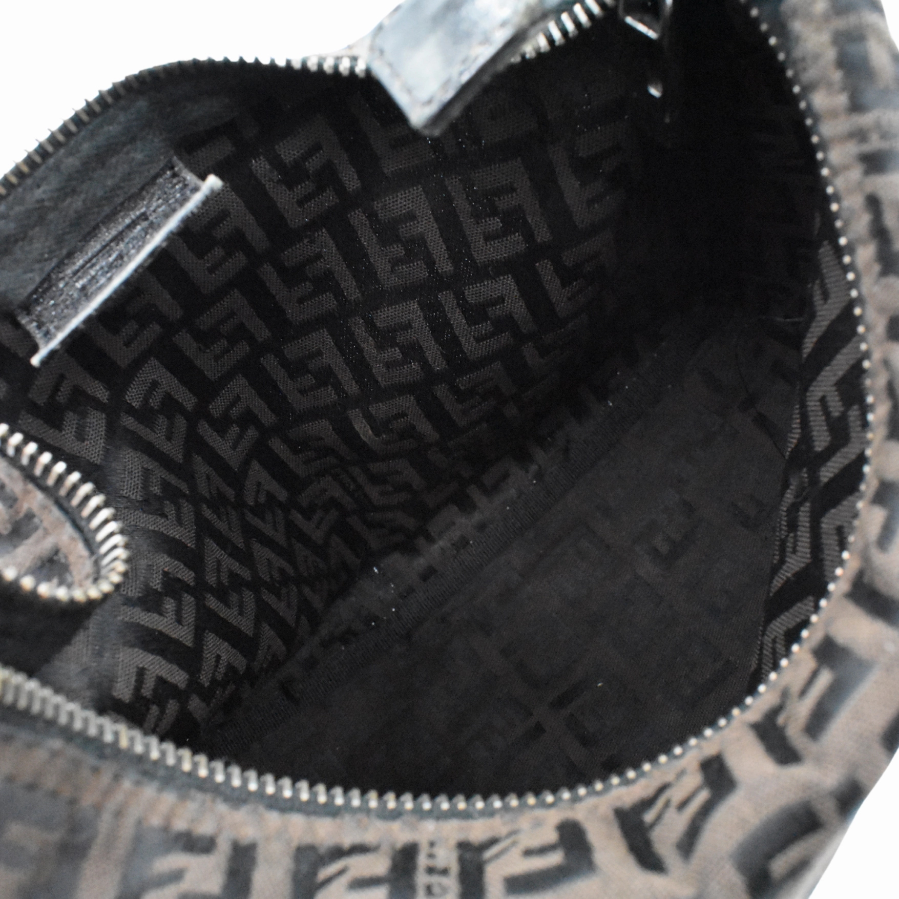 Fendi Zucchino Top Handle Bag
