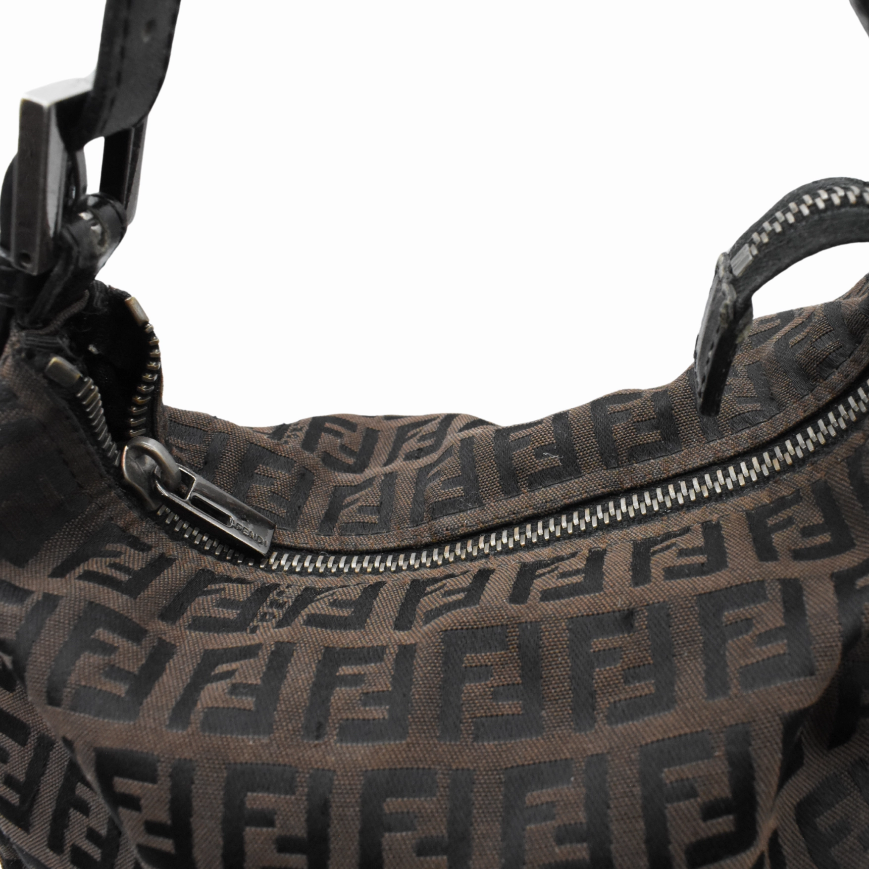 Fendi Zucchino Top Handle Bag
