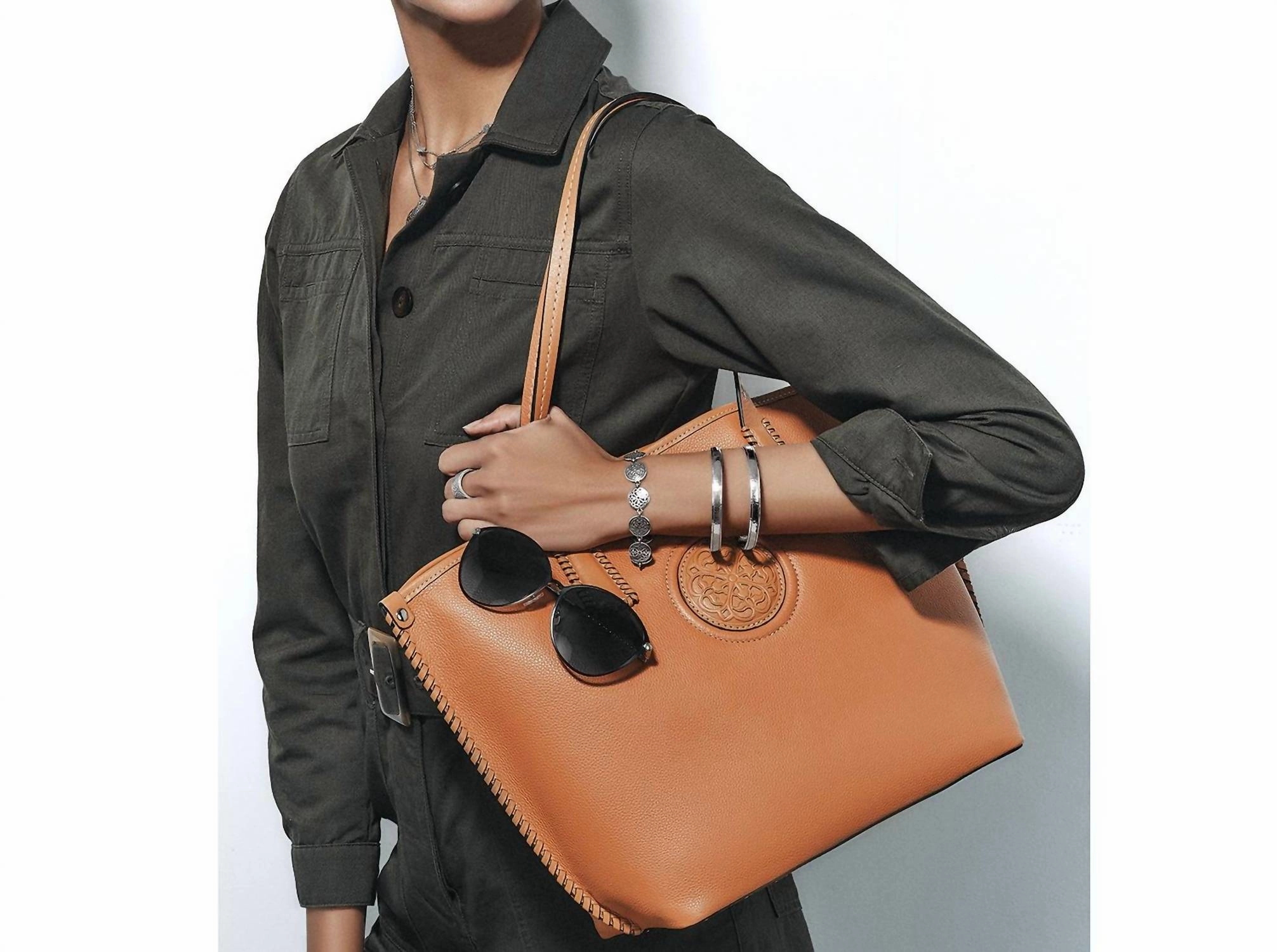 Ferrara Viviana Large Tote Bag In Naturelle