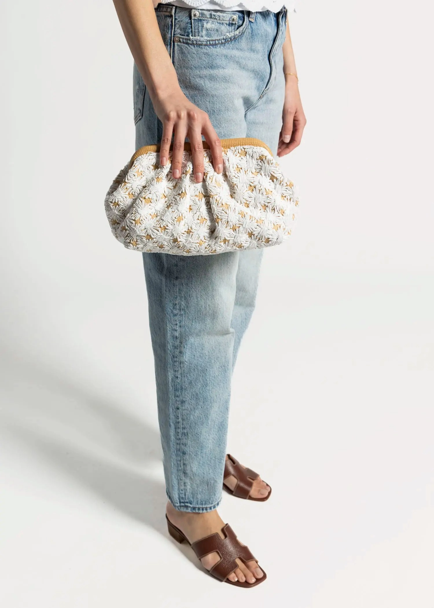 Fiore Embroidered Clutch