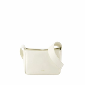 Flap Messenger Xs Crossbody - Leather - Beige