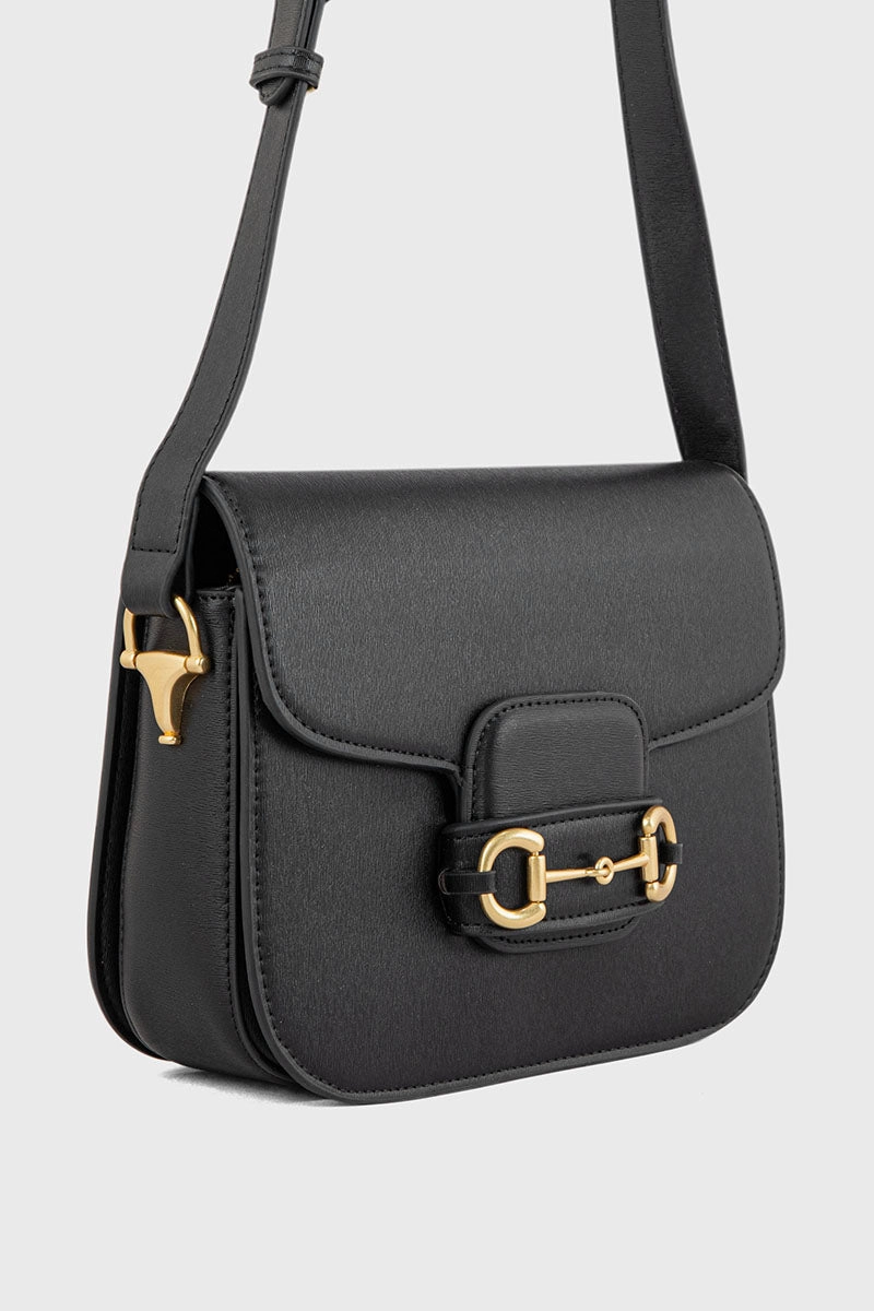 Flap Shoulder Bags BS2124-Black