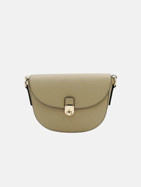 Florine Desserto Cactus Leather Vegan Crossbody Bag | Beige