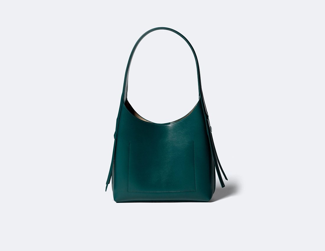 Frida Vegan Italian Grape Leather Shoulder Bag | Botanical
