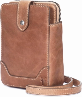 Frye Melissa Phone Crossbody, Beige
