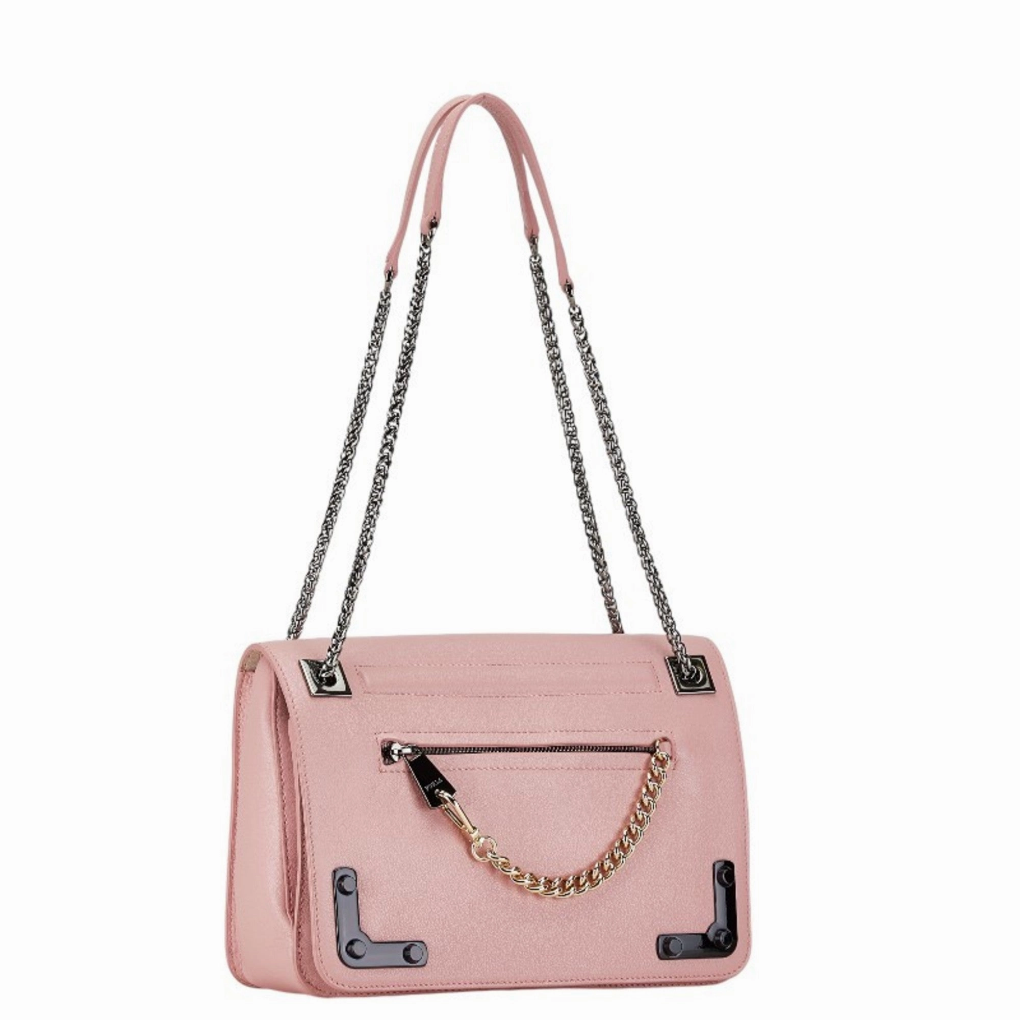 Furla  Leather Handbag Shoulder Bag (Pre-Owned)