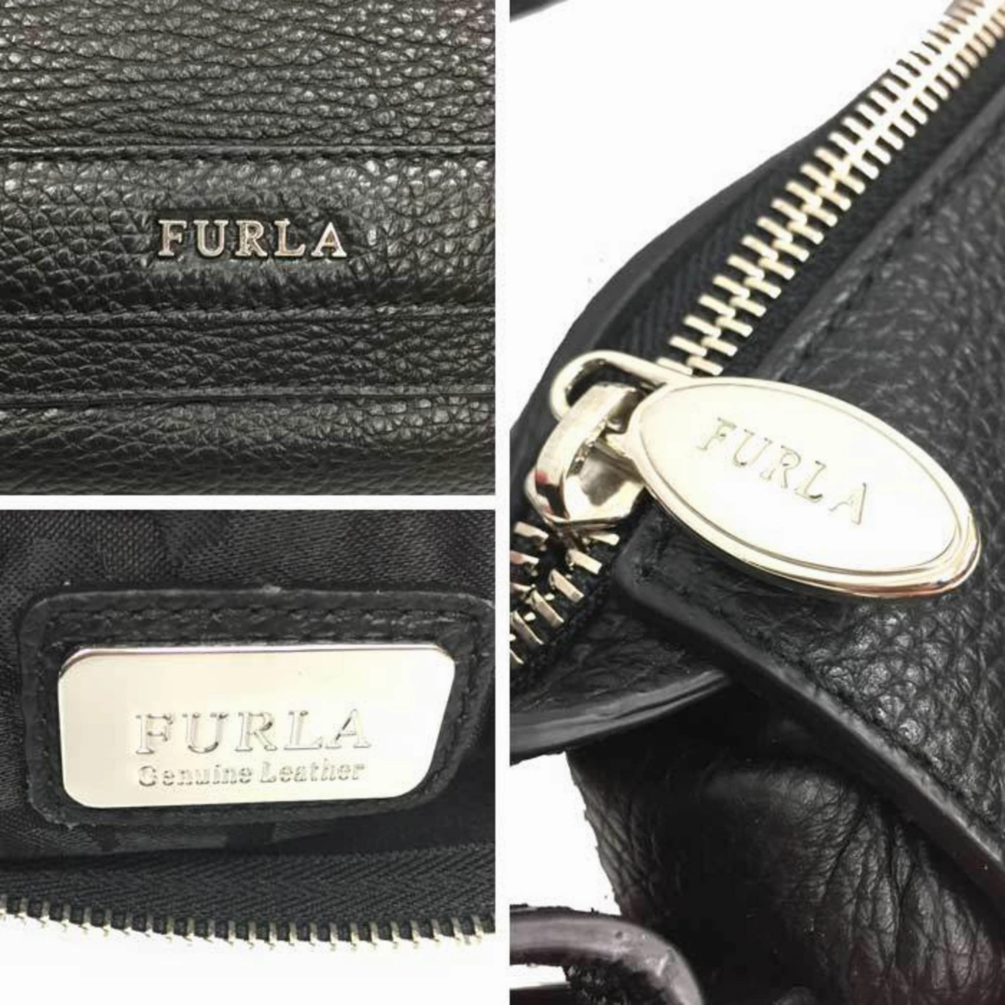 Furla  Leather Handbag Shoulder Bag (Pre-Owned)