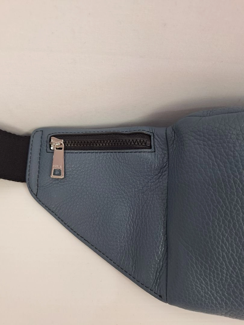 Furla Smokey Blue Cross Body Utility Bag