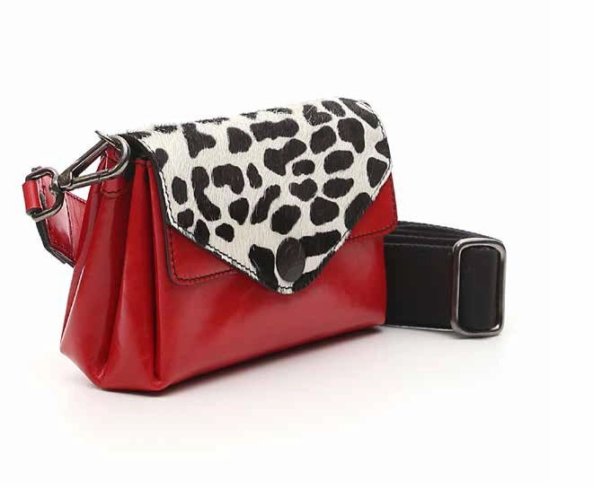 Gabs Italian Leather Fanny - Claudia Small// Black