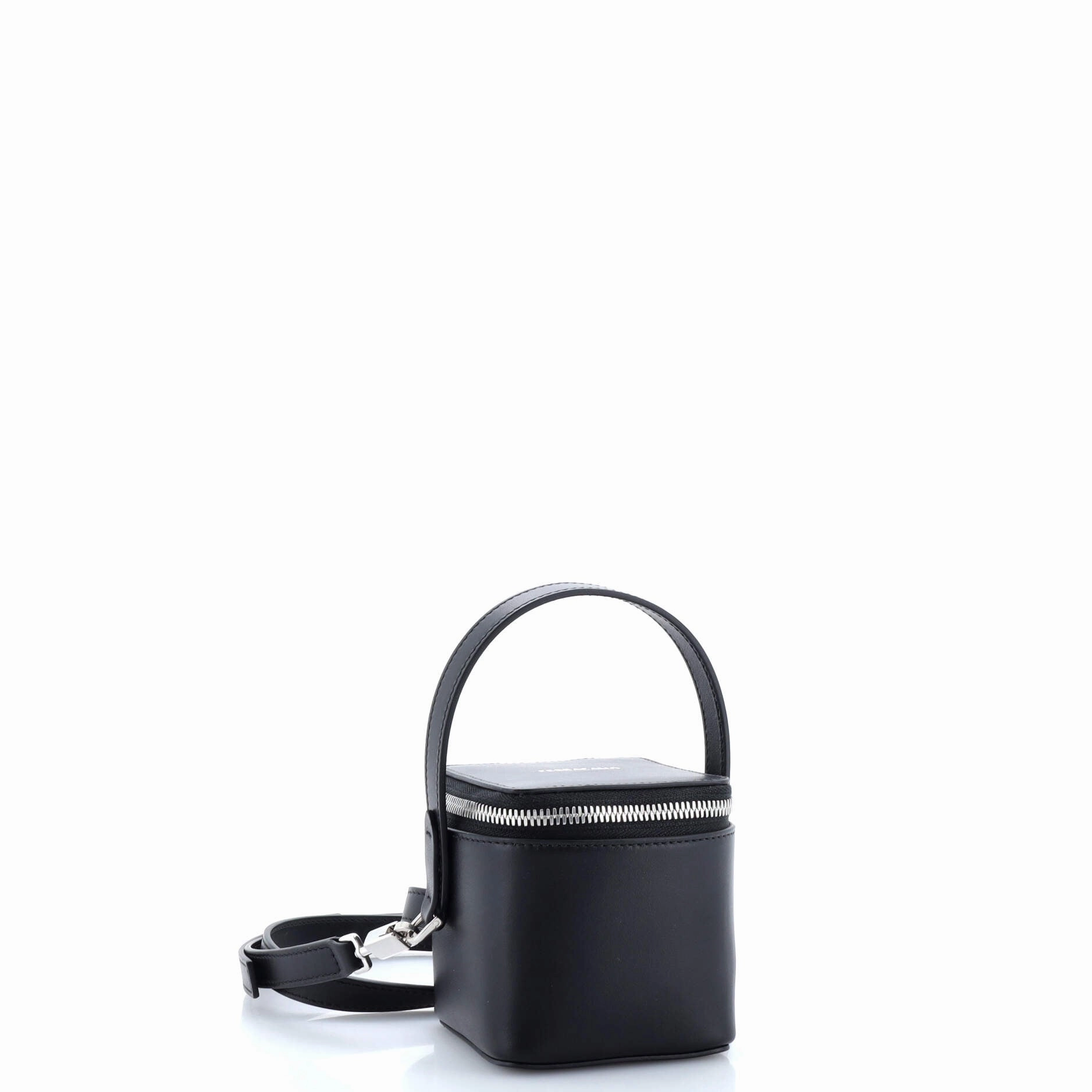 Gancicni Top Handle Vanity Case Leather Micro