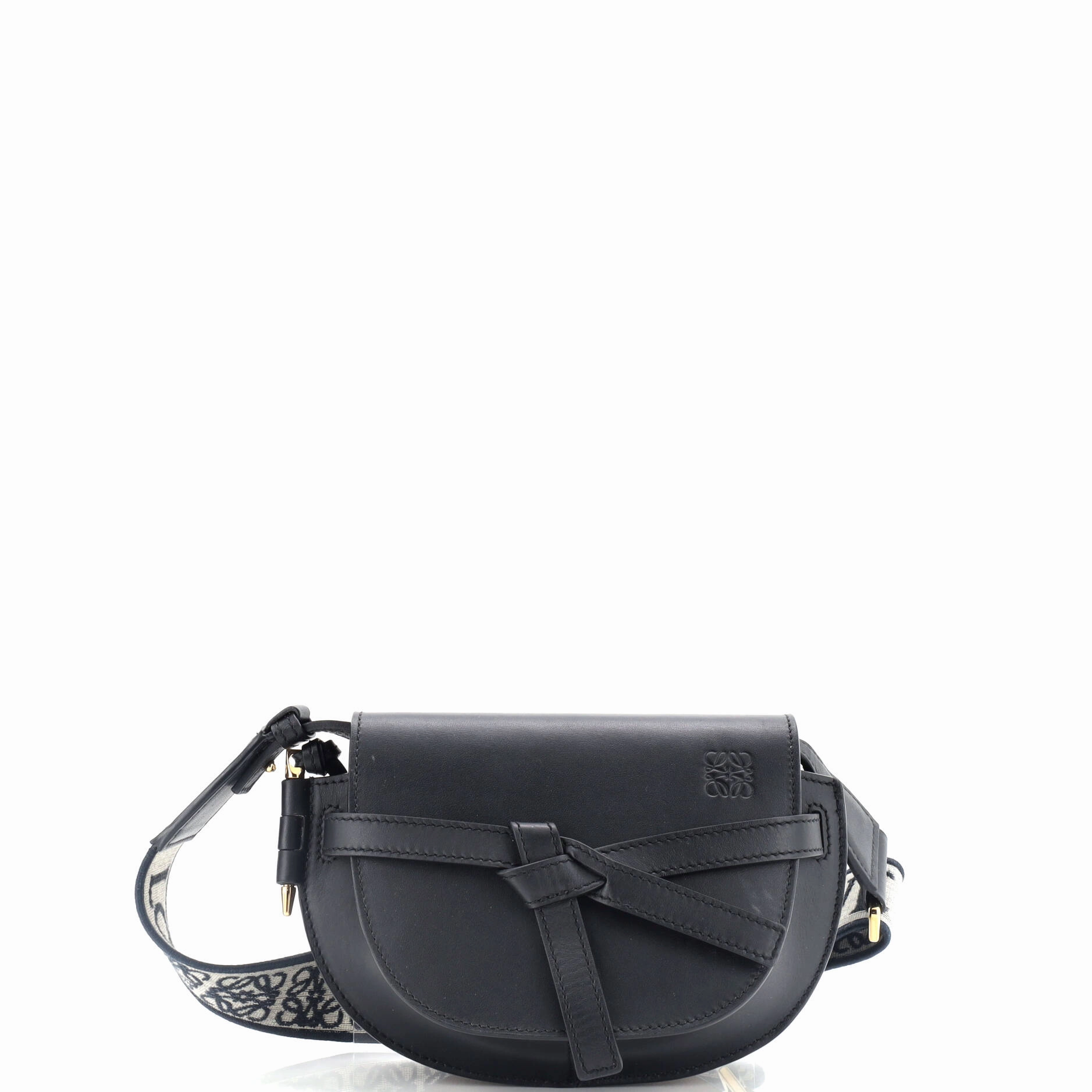 Gate Dual Shoulder Bag Leather Mini