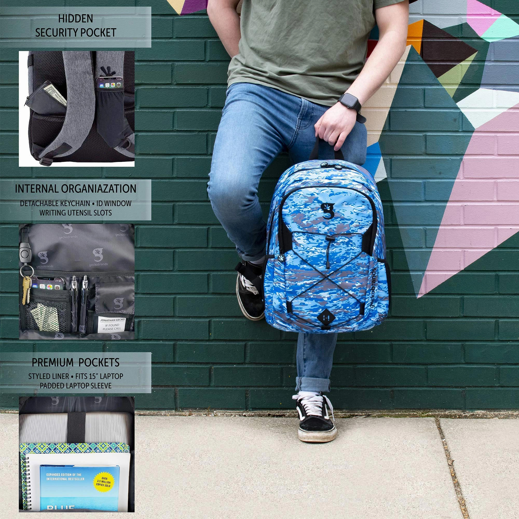 Geckobrands Impact Backpack