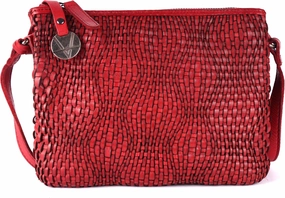 Genuine Leather Crossbody Sling Bag for Women - Trendy Casual Office Bag with Adjustable Strap