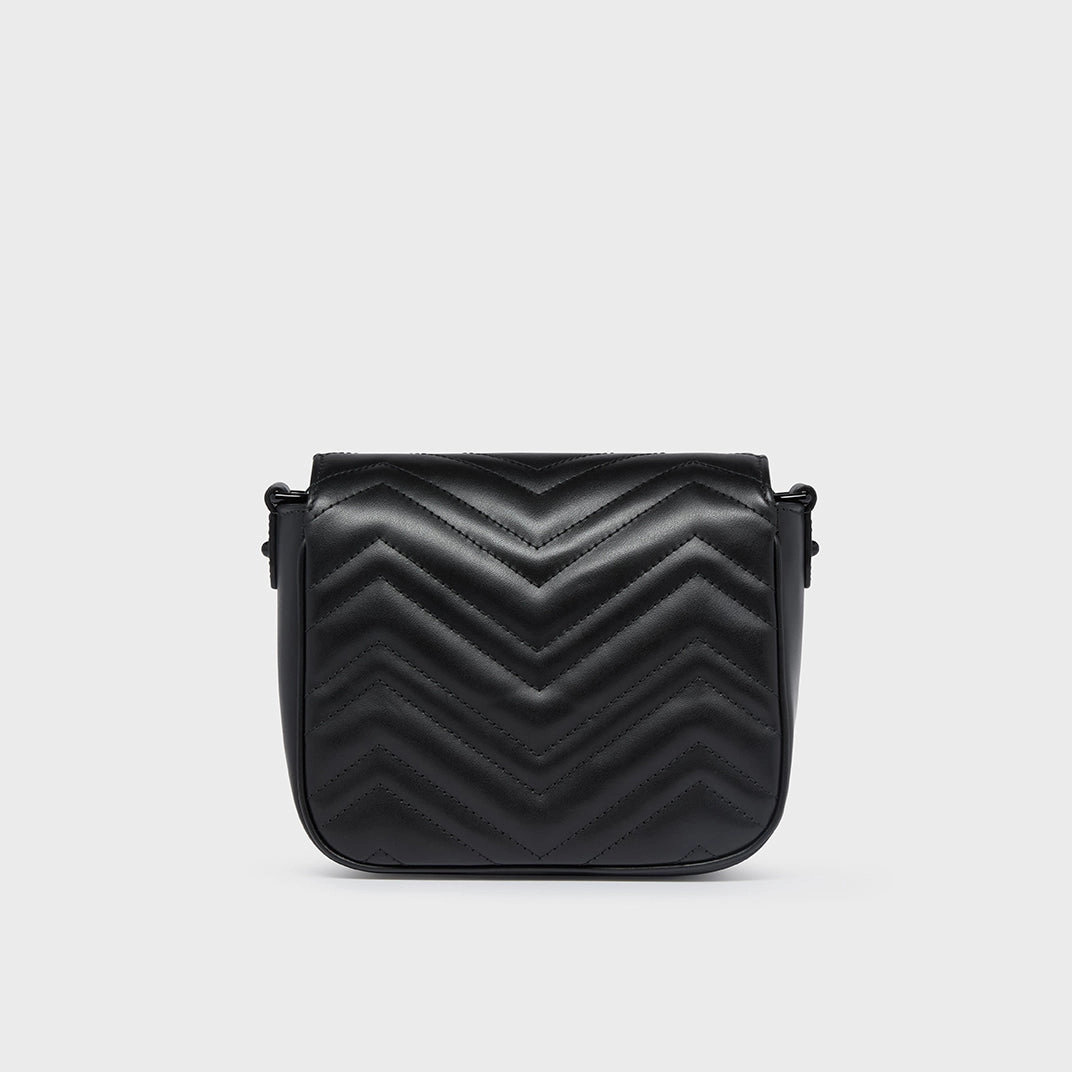 GG Marmont Matelass Mini Shoulder Bag in Black