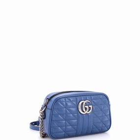 GG Marmont Shoulder Bag Mixed Matelasse Leather Small