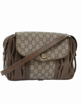 GG Plus Supreme PVC Leather Shoulder Bag