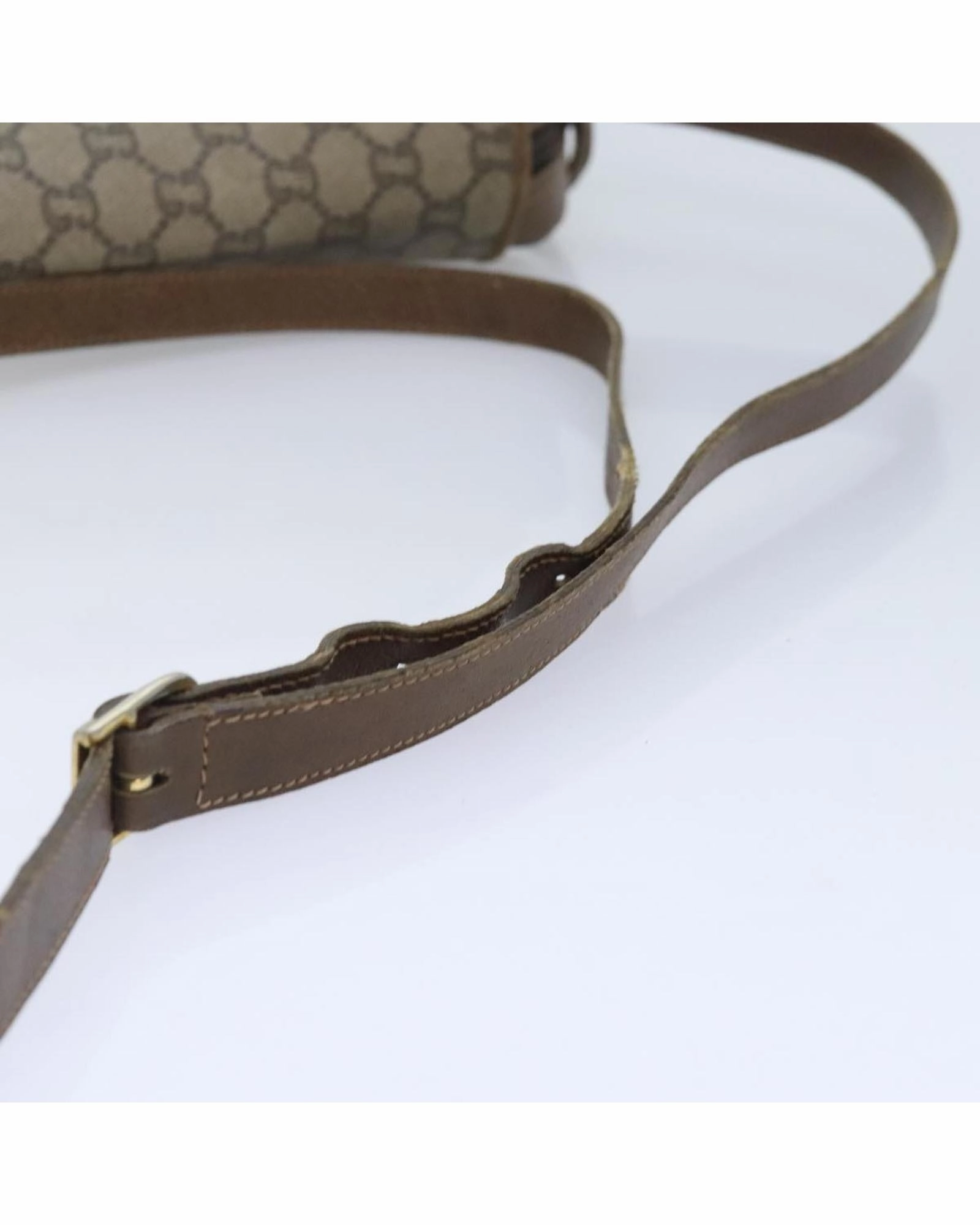 GG Plus Supreme PVC Leather Shoulder Bag