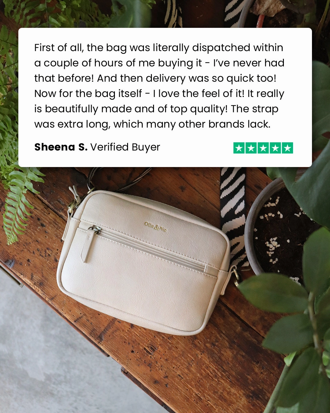 Gigi Crossbody - Pebble