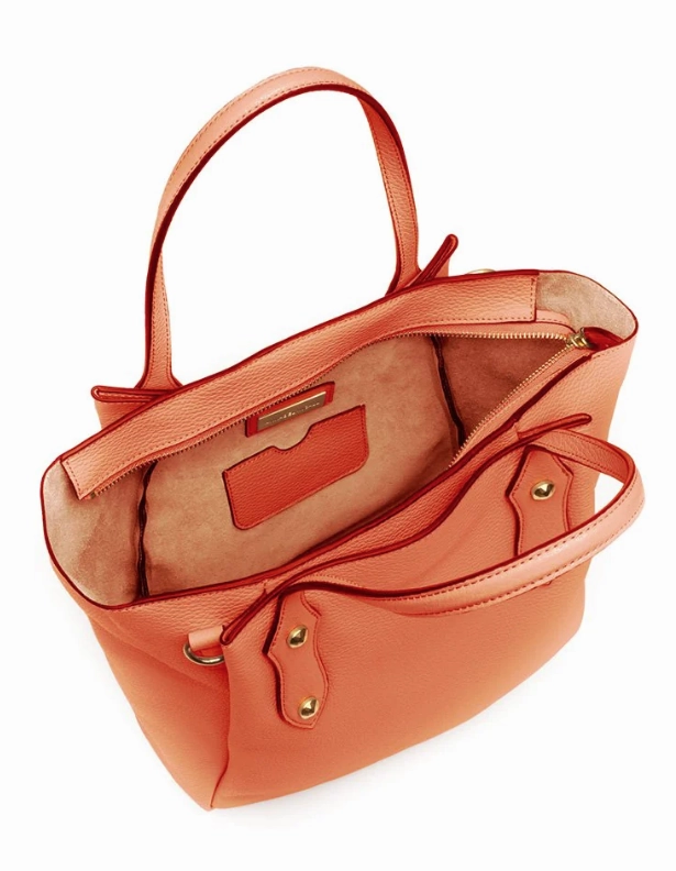 Gigi Leather Tote // Ash